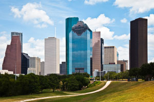 Downtown Houston Texas Cityscape Skyline